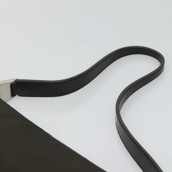 PRADA Shoulder Bag Nylon Khaki Silver - Picture 8 of 12